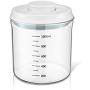 Storage Tank ABS Material Transparent Sealed cans Food Storage Storage Tank (Size : 1000ml)