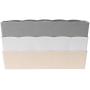 Milue 5 Grid Underwear Storage Box Cabinets Household Debris Classification Organizer (White)