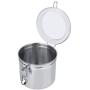 Neufday-Stainless Steel Coffee Canister Food Storage Jar Tea Sugar Milk Powder Container(B 1311cm)