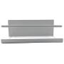 KOBWA Magnetic Storage Rack Wall Mounted Storage Organizer Shelf Spice Jar Rack for Home Kitchen Living Room Bathroom Absorption on Fridges and Metal Surfaces