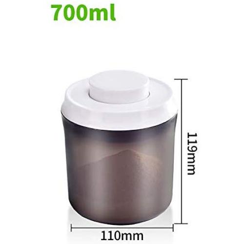 Tree House Food Storage Canisters, Sealed jar Lids Brown Milk Powder can Herbs Pot-A