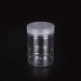 BESTONZON 10pcs Transparent Food Jar Plastic Clear Tea Jars Round Shaped Storage Container for Kitchen Dry Goods Pasta Spices 500ml