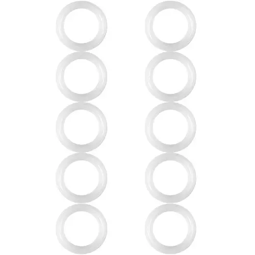 Silicone Sealing Gasket, 10pcs/Set 1.5" 50.5mm Food Grade Silicone Safety Ring Washer Sanitary Clamp Ferrule Silicone Sealing Gasket for Food Beer Beverage Silicone Sealing Gasket, 10pcs/Set 1.5" 50.5mm Food Grade Silicone Safety Ring Washer Sanitary Clamp Ferrule Silicone Sealing Gasket for Food Beer Beverage