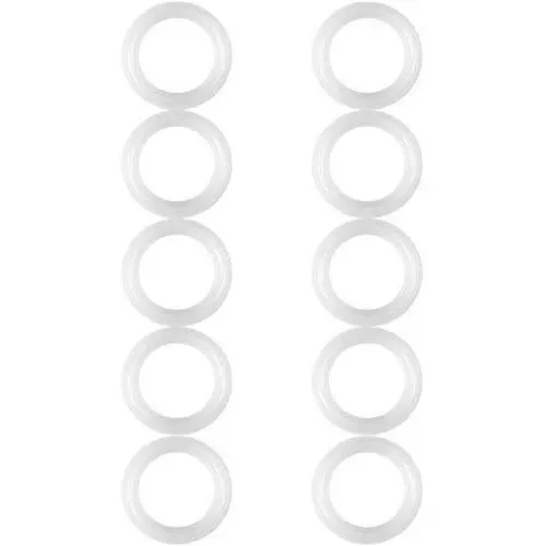 Silikonschmelzring, Silikonschmelzringfüße 10 Stück/Set 1,5 Zoll Hygieneklammer Dichtungsring Scheibe