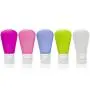 Ensemble de contenants de voyage SHANY Ultimate Jetsetter - Flacons réutilisables en silicone approuvés TSA - Pack de 5 Ensemble de contenants de voyage SHANY Ultimate Jetsetter - Flacons réutilisables en silicone approuvés TSA - Pack de 5