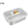 E-House Kitchen Storage Containers Meal Prep Food Containers Set Dry Goods Storage Jars Rectangle Stainless Steel Food Storage Container Holder Lunch Box Bowl with Lid - 2.8L E-House Kitchen Storage Containers Meal Prep Food Containers Set Dry Goods Storage Jars Rectangle Stainless Steel Food Storage Container Holder Lunch Box Bowl with Lid - 2.8L
