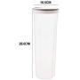 Food Storage Bottle Pasta Storage Box Packed Noodle Box Plastic Grains Storage Tanks Freshness Sealed Storage Containers Condiment bottles (Color : Sky Blue)
