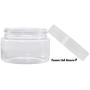 HOME 75-STO2001 Clear 4 Ounce Plastic Jar Containers, 4 oz
