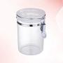 TOPBATHY Plastic Cereal Food Storage Container with Locking Lids Leak Proof Storage Bottle 750ml