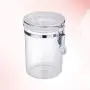 TOPBATHY Kunststoff Haushaltsvorratsbehälter mit Verschluss, Dicht verschließbare Trinkflasche, 750ml