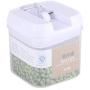 Daxin Transparent Sealed Jars With Buckle,Food Storage Containers Airtight Containers,Cereal & Dry Plastic Containers for Cereal Flour Rice Snacks Sugar, Leak Proof with Locking Lids