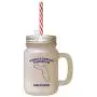 Die coolste Floridische Freundin – Navy Weltglas-Mason-Flasche mit Stroh (FL)