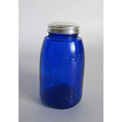 Cobalt Blue Glass Masons Jar