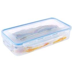Kitchen Food Storage Jar Airtight Food Storage Kitchen Glass Jar Moisture-Proof Home Multi-Purpose Jam Bottle Cruet Plastic Crisper Storage Box Lunch Box (Color : Blue)