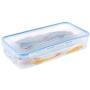 Kitchen Food Storage Jar Airtight Food Storage Kitchen Glass Jar Moisture-Proof Home Multi-Purpose Jam Bottle Cruet Plastic Crisper Storage Box Lunch Box (Color : Blue)