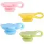 CHICTRY Set von 4 Niedliche Glasdeckel Dekoratives Kunststoff Lagerungsglas Stopfen mit Strohlöcher für Regelmäßige Mason Gläser, Konservierungsgläser, Ball Gläser, Getränkagläser, gemischte Farben, 100 Stück
