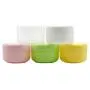 6PCS 100ml 3.5oz Empty Plastic Face Cream Eye Shadow Jar Container Pot Lip Balm Lotion Sample Cosmetic Jars Bottle Case Holder With Inner Pad For Storage Make Up (Yellow) 6PCS 100ml 3.5oz Empty Plastic Face Cream Eye Shadow Jar Container Pot Lip Balm Lotion Sample Cosmetic Jars Bottle Case Holder With Inner Pad For Storage Make Up (Yellow)
