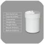 Leakproof Home Kitchen Storage jar Food Preservation Plastic Fresh Pot Container Food Grade Organizer box 150ML 1000ML,150ML-3