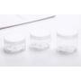 6PCS (200ML/6.8OZ) Transparent Empty Plastic Boxes with Clear Screw Cap Refillable Cosmetic Container Jar Facial Cream Face Eye Essence Hair Film Candy Honey Holder Trial Sample Case