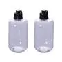 2PCS Flacons Plastiques Portables Rechargeables avec Couvercle Noir pour Cosmétiques, Shampooing, Douche, Émulsion, Lotion, Liquide - Récipients de Voyage pour Stockage et Doseur 2PCS Flacons Plastiques Portables Rechargeables avec Couvercle Noir pour Cosmétiques, Shampooing, Douche, Émulsion, Lotion, Liquide - Récipients de Voyage pour Stockage et Doseur
