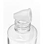 SMFE 20ml Plastic Empty Refillable Nail Polish Touch Up Bottle with Mixing Marble, Conservation Insert and Brush Top, Pack of 2