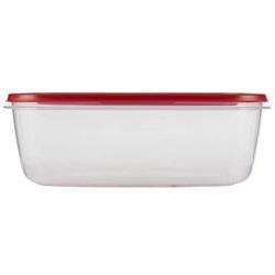Home Décor Premium Easy Find Lids Food Storage Container 2.5 Gallon Racer Red Storage