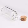 2Pcs 3060MM 25ML Glass Bottles Wishing Bottle Empty Sample Storage Jars with Cork Stoppers Home Storage Organization