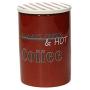 Tognana DE1BAN6M034 Vintage Coffee Storage Jar with Airtight Lid, 5.8 Cups, Red