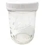 Ball Pint Mason Jars with Storage Lids and Jar Opener - Bundle Pack of 4 16 oz Wide Mouth Jars, 4 Storage Caps, and 1 Spirit Quest Supplies Large Jar Opener