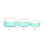 3Pcs Silicone Cosmetic Containers with Sealed Lids Soft Silicone Makeup Eye Cream Lotion DIY Facial Masks Jars Pot Great for Travel Home and Outdoor (Color Random 20g)