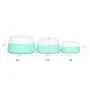 3Pcs Silicone Cosmetic Containers with Sealed Lids Soft Silicone Makeup Eye Cream Lotion DIY Facial Masks Jars Pot Great for Travel Home and Outdoor (Color Random 20g)