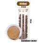Transparent Glass Jars Seal Jars Grains Storage Bottles Spice Jar Kitchen Storage Cans Kitchen Storage Organization,Y6-6.5X28