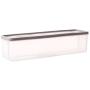 BRUIO Spaghetti Storage Box Noodle Container Airtight Rectangular Tall Food Storage Container Noodle Pasta Canister Jar 3PCS