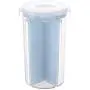 Airtight Food Storage Containers with 4 Compartments & Locking Lids Cereal Organization Dry Food Keeper Kitchen Space Saving (Blue, 1) Airtight Food Storage Containers with 4 Compartments & Locking Lids Cereal Organization Dry Food Keeper Kitchen Space Saving (Blue, 1)