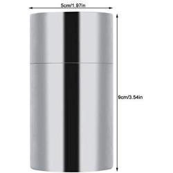 Mumusuki Portable 304 Stainless Steel Tea Leaves Sealed Can Storage Jar Coffee Beans Milk Seasoning Storing Container Bottle Kitchen