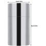 Mumusuki Portable 304 Stainless Steel Tea Leaves Sealed Can Storage Jar Coffee Beans Milk Seasoning Storing Container Bottle Kitchen