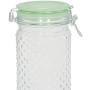 Amici Home Jade, A7CT003AS3R, Emma Hobnail Hermetic Preserving Glass Canisters, Assorted Set of 3 Sizes