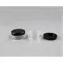 50PCS Transparent Plastic Travel Cosmetic Sample Vial Packing Bottles with Black Screw Cap-Empty Jars Small Round Holder Face Cream Lip Balm Lotion Storage Container Jar Pot DIY Beauty Tool (5G) 50PCS Transparent Plastic Travel Cosmetic Sample Vial Packing Bottles with Black Screw Cap-Empty Jars Small Round Holder Face Cream Lip Balm Lotion Storage Container Jar Pot DIY Beauty Tool (5G)
