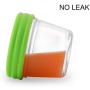 Food Storage Containers-Baby Food Storage-Glass Jars with Leakproof & Airtight Lids-BPA Free-Freezer & Dishwasher Safe-4oz-Pack of 12