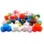 100 Pcs 2ML Colorful Round Silicone Non Stick Concentrate Containers Jar Storage Box