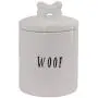 Bouteille à biscuits pour chien en céramique Creative Co-op DA5576 avec poignée en forme d'os, 15 cm de diamètre x 21,6 cm de hauteur, blanche. Bouteille à biscuits pour chien en céramique Creative Co-op DA5576 avec poignée en forme d'os, 15 cm de diamètre x 21,6 cm de hauteur, blanche.
