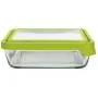 Anchor Hocking TrueSeal Glass Food Storage Containers with Lids, Green, 11 Cup (Set of 2)