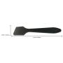 Pana Brand 100 Pieces Disposable Makeup BLACK Tip Angled Spatula Cosmetic Skin Care Facial Cream Mask Spatula for Mixing and Sampling