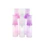 6 PCS 5ML 0.17OZ Purple Plastic Airless Vacuum Pump Bottles Refillable Empty Press Container with Clear Cap Mini Portable Lotion Cream Jar Emulsion Vials Cosmetic Sample Dispense for Travel