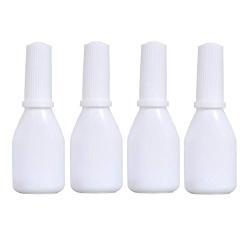 6PCS 10ml/0.34oz Plastic Refilalble Portable White Nasal Spray Bottles for Powders(Not for Liquid)- Powder Sprayer Storage Container for Using(Bottle+Inne