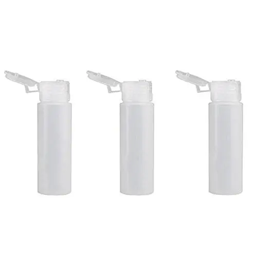 6PCS 30ML/50ML Refillable Portable Empty Plastic Squeeze Bottle Flip Lid Jars Makeup Travel Packaging Vial Container for Essential Oil Toner Lotion Shower Shampoo Gel Toothpaste (30 ML) 6PCS 30ML/50ML Refillable Portable Empty Plastic Squeeze Bottle Flip Lid Jars Makeup Travel Packaging Vial Container for Essential Oil Toner Lotion Shower Shampoo Gel Toothpaste (30 ML)