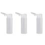 6PCS 30ML/50ML Refillable Portable Empty Plastic Squeeze Bottle Flip Lid Jars Makeup Travel Packaging Vial Container for Essential Oil Toner Lotion Shower Shampoo Gel Toothpaste (30 ML)