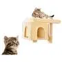 Jueapu Cat Tree Cat Climbing Frame Luxury cat Tower Cat Nest Cat House A Stable Play House with 2 Large Condominiums Suitable for Pets to Rest and Play Jueapu Cat Tree Cat Climbing Frame Luxury cat Tower Cat Nest Cat House A Stable Play House with 2 Large Condominiums Suitable for Pets to Rest and Play