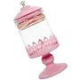 Christmas Glass Jar Candy Sugar Storage Bowl Glass Bottle Wedding Gift Hollow Home Decoration Accessories Halloween Candy Jar,White