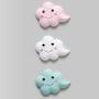 JUSTDOLIFE 3PCS Door Handle Bumper Silicone Wall Protector Door Stopper Bumper for Room